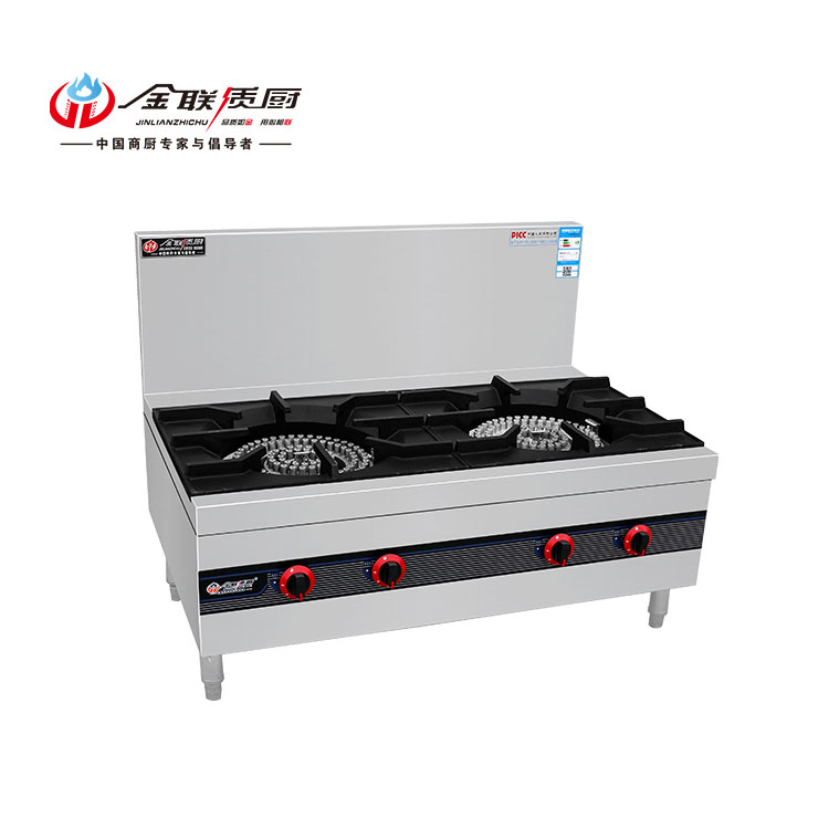 工程款自吸風-雙頭低湯灶