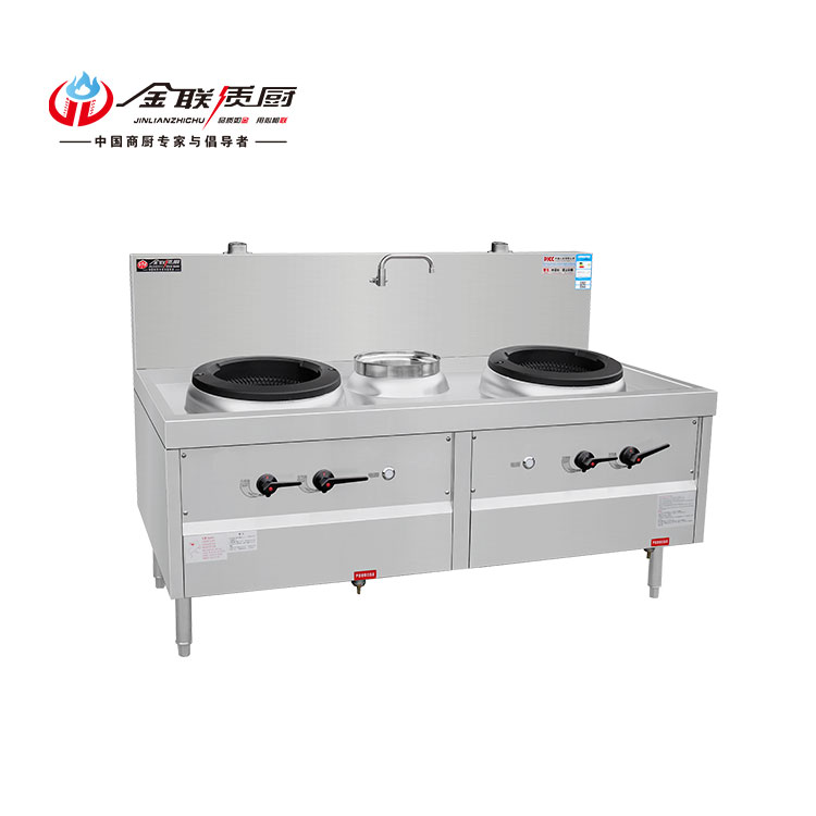 雙炒單溫爐灶-350灶口-靜音王工程款爐灶系列 雙炒單溫爐灶-350灶口-靜音王工程款爐灶系列
