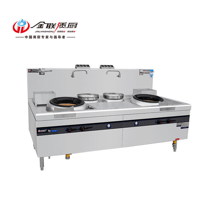 豪華雙炒雙溫灶工程灶-豪華工程款爐灶系列 豪華雙炒雙溫灶工程灶-豪華工程款爐灶系列